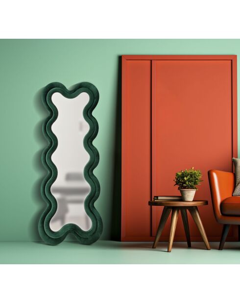 Specchio verde Monica - 58x4x160 cm