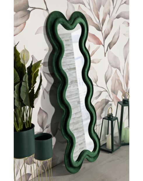 Specchio verde Monica - 58x4x160 cm