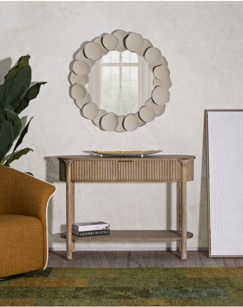 Consola Gothenburg marrón - 110x40x80 cm