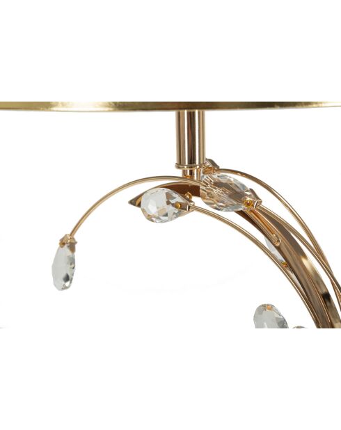 Lampe de table Bruxelles doré/noir - 36x65 cm