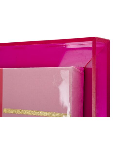 Impression sur toile laquée avec cadre - 60x3,3x80 cm