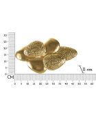 Applique Murale Coque dorée - 44x11x28 cm