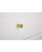 Mesita de noche alta Venus blanca - 60x32x79 cm