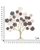 Decoración de pared Albero Violette - 73,7x5x80 cm