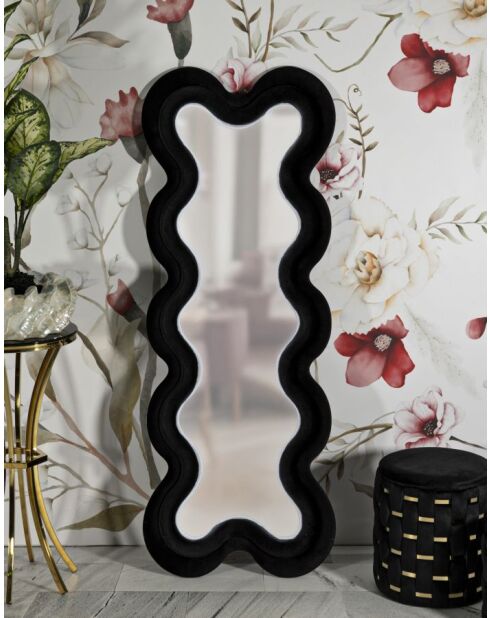 Specchio nero Monica - 58x4x160 cm