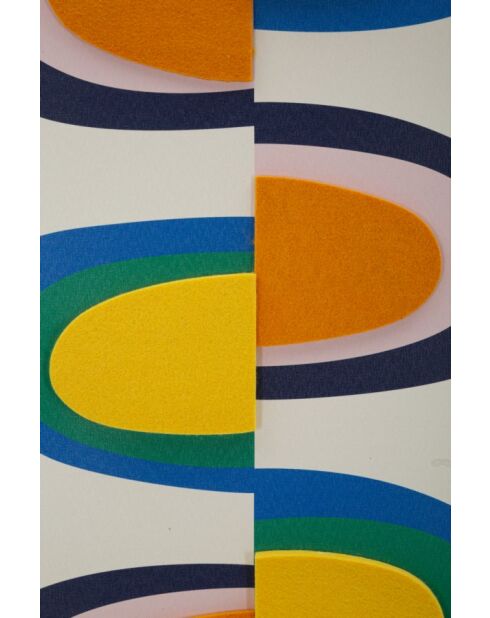 Impression sur toile Pop Art avec cadre - 50x3,3x70 cm