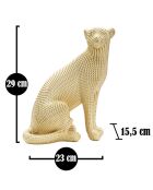 Luipaard goud - 23x15,5x29 cm