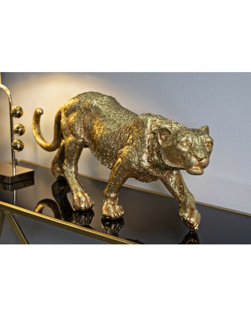 Golden Shant Leopard - 89x21x33 cm