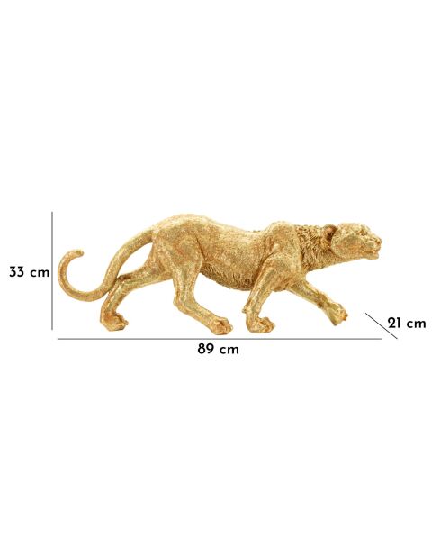 Golden Shant Leopard - 89x21x33 cm