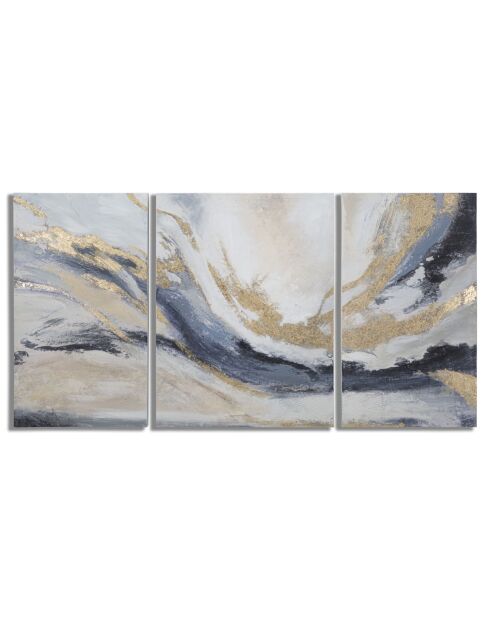 Ensemble de 3 Tableaux Pz - 45x2,7x80-60x2,7x80 cm