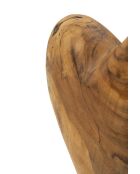 Scultura Dobu in teak marrone - 20x12x37 cm