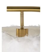 Lampadaire Semi-Arc doré - 60x33x170 cm