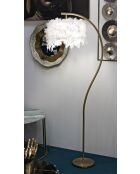 Lampadaire Semi-Arc doré - 60x33x170 cm