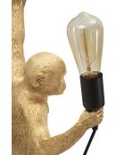 Applique Murale Monkey dorée - 32x32x64 cm