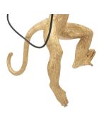 Applique Murale Monkey dorée - 32x32x64 cm