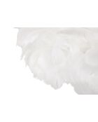 Lampadaire à Plumes Slim Blanc - 43x170 cm