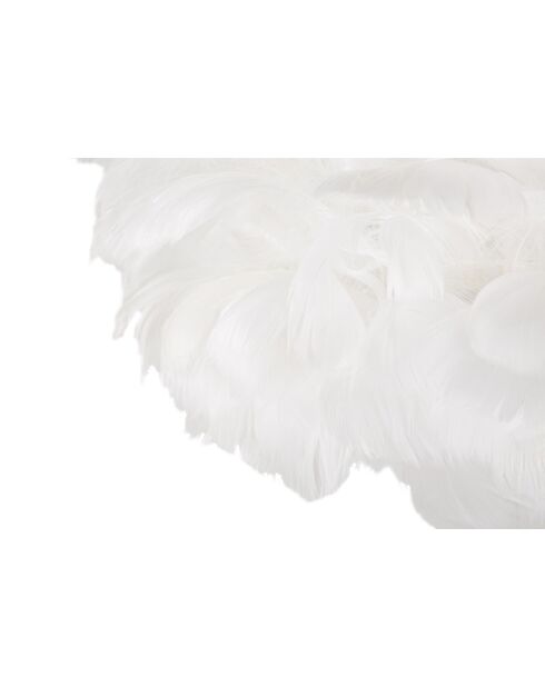 Lampadaire à Plumes Slim Blanc - 43x170 cm