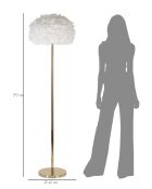 Lampadaire à Plumes Slim Blanc - 43x170 cm