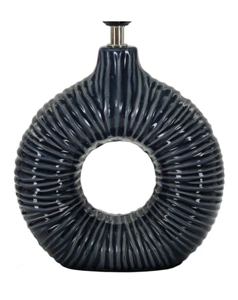 Lampe de table Seta bleue - 28,5x15x43 cm