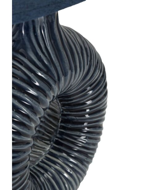 Lampe de table Seta bleue - 28,5x15x43 cm