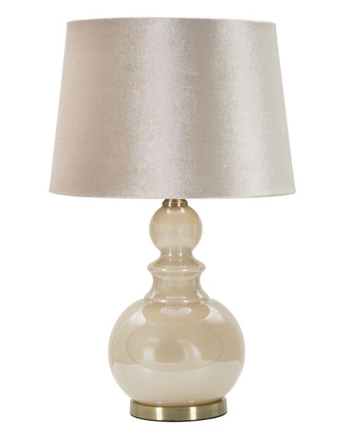Lampe de table Perly Tour crème - 37,5x61 cm
