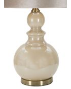 Lampe de table Perly Tour crème - 37,5x61 cm