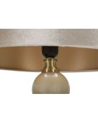 Lampe de table Perly Tour crème - 37,5x61 cm