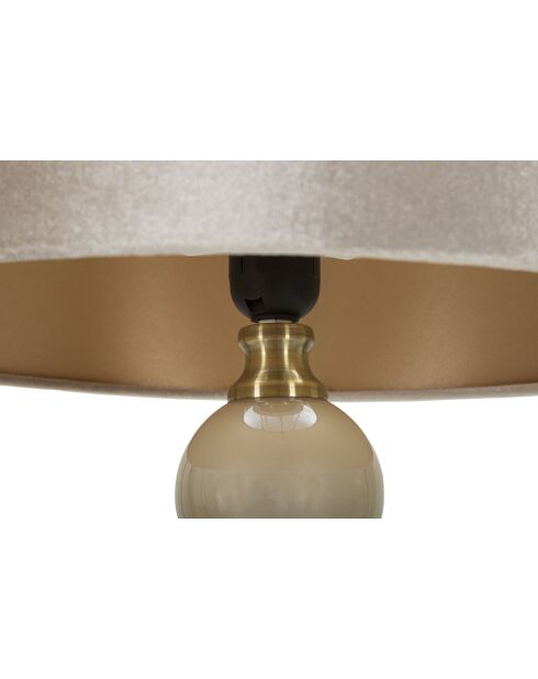 Lampe de table Perly Tour crème - 37,5x61 cm