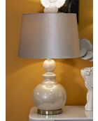 Lampe de table Perly Tour crème - 37,5x61 cm