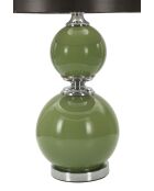 Lampe de table Eva Deux vert/noir - 38x65 cm