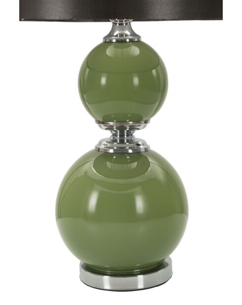 Lampe de table Eva Deux vert/noir - 38x65 cm