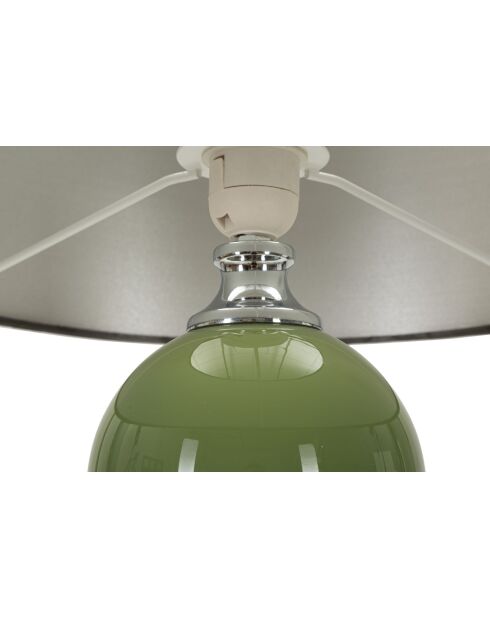Lampe de table Eva Deux vert/noir - 38x65 cm