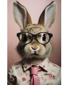 Cuadro lacado con marco Rabbit Cornice - 62.5x2.8x62.5 cm