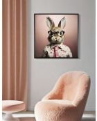 Cuadro lacado con marco Rabbit Cornice - 62.5x2.8x62.5 cm
