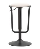 Destiny barkruk met stoelverhoger wit - 41x61x83 cm