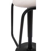 Destiny barkruk met stoelverhoger wit - 41x61x83 cm