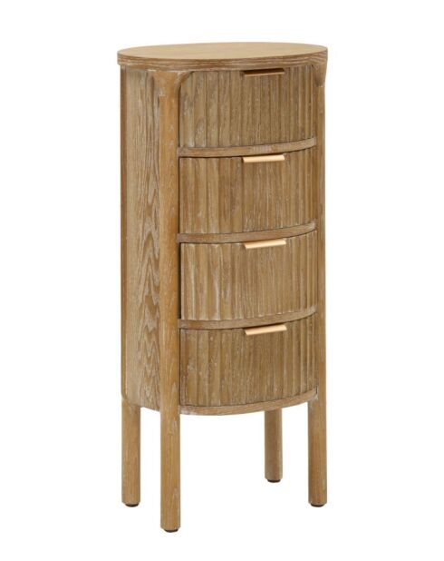 Petite commode Goteborg brune - 38x33,5x82 cm