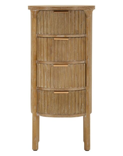 Petite commode Goteborg brune - 38x33,5x82 cm