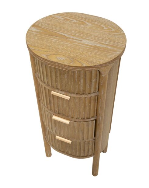 Petite commode Goteborg brune - 38x33,5x82 cm