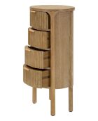 Petite commode Goteborg brune - 38x33,5x82 cm