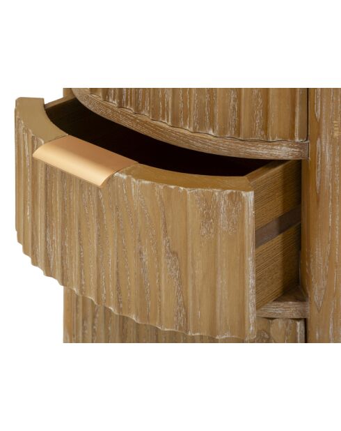 Petite commode Goteborg brune - 38x33,5x82 cm