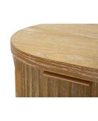 Petite commode Goteborg brune - 38x33,5x82 cm