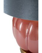 Lampe de table Helene Ball rouge/bleu - 32,5x50 cm