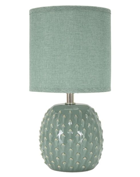 Lampe de table Ponts Turquoise - 14x27 cm