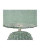 Lampe de table Ponts Turquoise - 14x27 cm