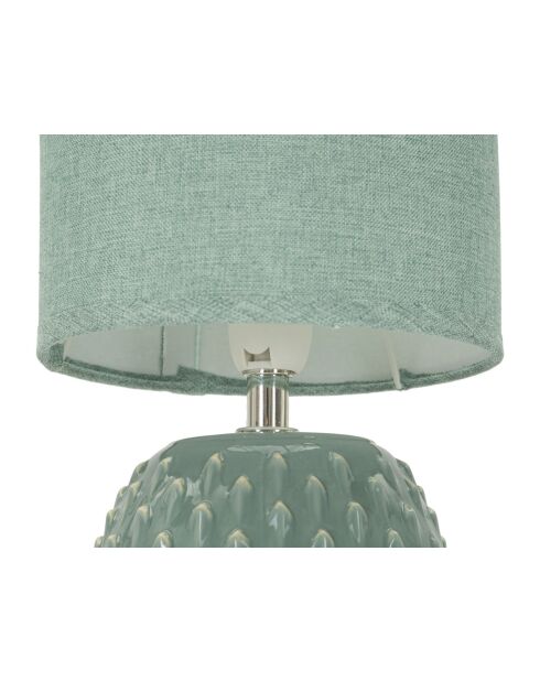 Lampe de table Ponts Turquoise - 14x27 cm