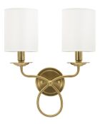 Applique Murale Zagreb dorée - 35,5x17x43 cm