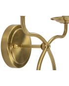 Applique Murale Zagreb dorée - 35,5x17x43 cm