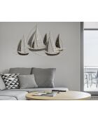 Panel de pared de vitela - 91x2,5x55,9 cm