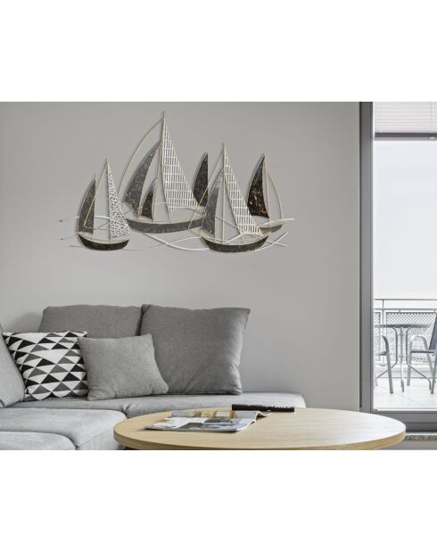 Panel de pared de vitela - 91x2,5x55,9 cm